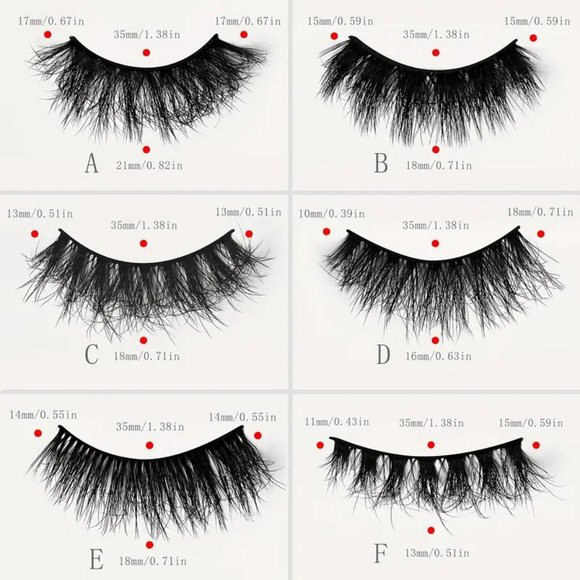 7 Pairs False Eyelashes, Fluffy Mink Lashes , Cat-Eye Look 8D Volume Fake Lashes - Picture 5 of 5